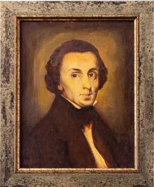 Maksymilian Stratanowski (1913-1987), Kopia portretu Fryderyka Chopina z roku 1847, wg. Ary Scheffera