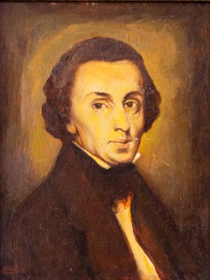 Maksymilian Stratanowski (1913-1987), Kopia portretu Fryderyka Chopina z roku 1847, wg. Ary Scheffera