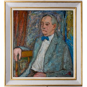 Maksymilian Stratanowski (1913-1987), Portrait of a theater director, circa 1960.