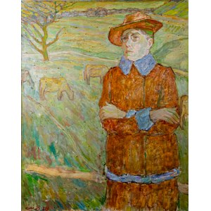 Maksymilian Stratanowski (1913-1987), Portrait of Maria Konopnicka, 1978.