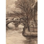 Jean (Jan Miroslaw Peszke) Peske (1870 Golta, Ukraine - 1949 Le Mans, France), Under the Bridges of Paris.