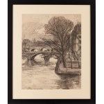 Jean (Jan Miroslaw Peszke) Peske (1870 Golta, Ukraine - 1949 Le Mans, France), Under the Bridges of Paris.