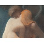 Stefan Żechowski (1912 Książ Wielki near Miechów - 1984 Książ Wielki near Miechów), Loving couple, ca. 1970