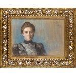 Leon Wyczółkowski (1852 Huta Miastkowska - 1936 Warsaw), Portrait of Lina Borzęcka, 1896