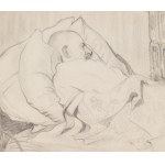 Stanisław Wyspiański (1869 Kraków - 1907 Kraków), Lying down, 1900