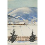 Togo Kazimierz Fałat (1904 - 1981 Londra), Paesaggio invernale