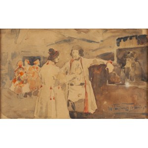 Włodzimierz Tetmajer (1862 Harklowa - 1923 Kraków), Im Gasthaus von Bronowice