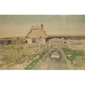 Stanisław Masłowski (1853 Włodawa - 1926 Warsaw), Landscape from Wola Rafałowska, 1922