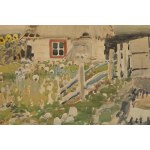 Stanisław Masłowski (1853 Włodawa - 1926 Warsaw), Landscape from Wola Rafałowska, 1922