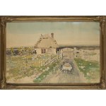 Stanisław Masłowski (1853 Włodawa - 1926 Warsaw), Landscape from Wola Rafałowska, 1922