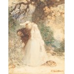 Teofil Kwiatkowski (1809 Pułtusk - 1891 Avallon), Couple under a tree