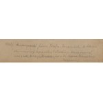 Jakub Sokolowski (1784 - 1837), Skizze eines Mannes