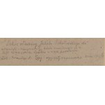 Jakub Sokolowski (1784 - 1837), Skizze eines Mannes