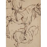 Piotr Michałowski (1800 Kraków - 1855 Krzyżtoporzyce near Kraków), Study of a Horse (recto) / Sketches of Horses (verso)