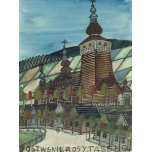 Nikifor Krynicki (1895 Krynica - 1968 Folusz), Stadtansicht