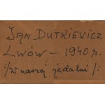 Jan Dutkiewicz (1911 - 1983 ), Chryzantemy, 1940