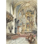 Tadeusz Cieślewski (father) (1870 Warsaw - 1956 Warsaw), Interior of the church