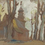 Irena Nowakowska-Acedanska (1906 Lviv - 1983 Gliwice), Holy Trinity Church in Tarnow.