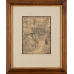 Eugeniusz Waniek (1906 Ustrzyki Dolne - 2009 Kraków), Lisków village