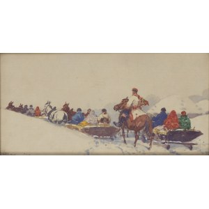 Adam Setkowicz (1879 Krakov - 1945 Krakov), Kulig