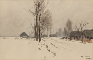 Tadeusz Nartowski (1892 Zręby k. Łomży - 1971 Szczecin), Pejzaż z Istebnej
