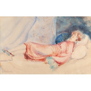Lucjan Jagodzinski (1897 Pavoloch - 1971 Warsaw), Lying Woman, 1931
