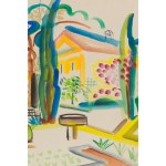 Zdzisław Cyankiewicz (1912 Czechowice - 1981 Paris), Blick in den Garten, 1948