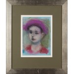 Jakub Zucker (1900 Radom - 1981 New York), Girl in a Purple Beret