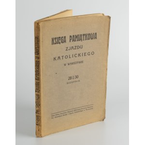 Gedenkbuch des Katholikentags in Warschau vom 28. bis 30. August 1926