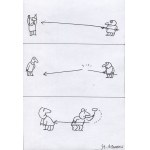 [graphic] MROŻEK Slawomir - Satirical drawing