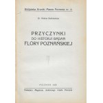 SZAFRANÓWNA Helena - Przyczynki do historii badań flory poznańskiej [1933].