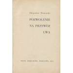 NIENACKI Zbigniew - Permission to import a lion [first edition 1961] [ill. Andrzej Strumillo].