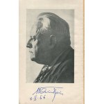 WAŃKOWICZ Melchior - Herb na kraterze [1957] [AUTOGRAPH].