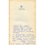 SZCZYPIORSKI Andrzej - And they missed Emmaus [first edition 1974] [AUTOGRAPH AND DEDICATION].