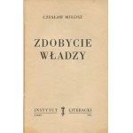 MILLOSZ Czeslaw - Zdobycie władzy [first edition Paris 1955].