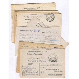 A set of correspondence (10 letters) by Stanislaw Marczak-Oborski from Stalag IV B Mühlberg [1944-1945].