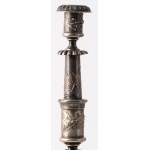 COLUMN CHURCH, Poland, Warsaw, Antoni Riedel, 1899 - 1904, Silver, sample 84, weight 700 g, height 54 cm.