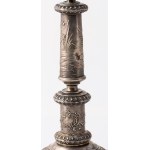 COLUMN CHURCH, Poland, Warsaw, Antoni Riedel, 1899 - 1904, Silver, sample 84, weight 700 g, height 54 cm.