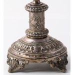 COLUMN CHURCH, Poland, Warsaw, Antoni Riedel, 1899 - 1904, Silver, sample 84, weight 700 g, height 54 cm.