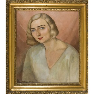 Maria NASSON (NASSAU) FROMOWICZ, PORTRET OF A WOMAN, 1930