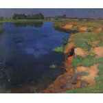 Stanisław DYBOWSKI, BRZEG RZEKI, ok. 1920