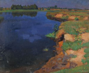 Stanisław DYBOWSKI, BRZEG RZEKI, ok. 1920