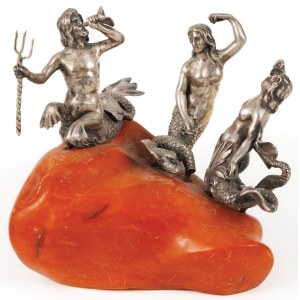 TRITON AND NEREIDS, 19th century.