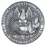 DWA MEDALE, ODZYSKANIE NIEPODLEGŁOŚCI 11 LISTOPADA 1918, 1988