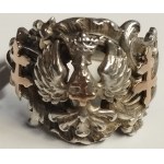 EAGLE SIGNET RING WITH THE CROSS OF LORRAINE