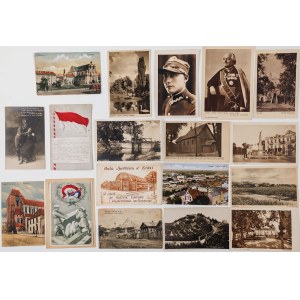19 Postcards, 1st half of the 20th century.
