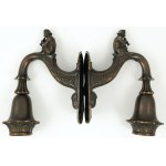 Pair of CINKETS WITH FAUNTS, early 20th century.