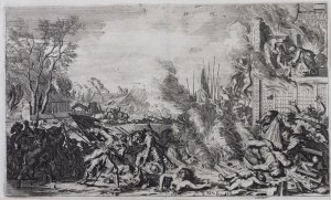 Romeyn de HOOGHE, ZIMOWY NAPAD NA WIOSKĘ, 1672