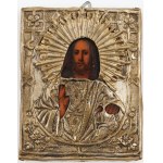 IKON, CHRISTUS PANTOKRATOR, Russia, 2nd half of the 19th century.