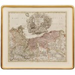 MAP OF THE POMORSKIE PRINCE, Nuremberg, Johan Baptist Homann, ca. 1720